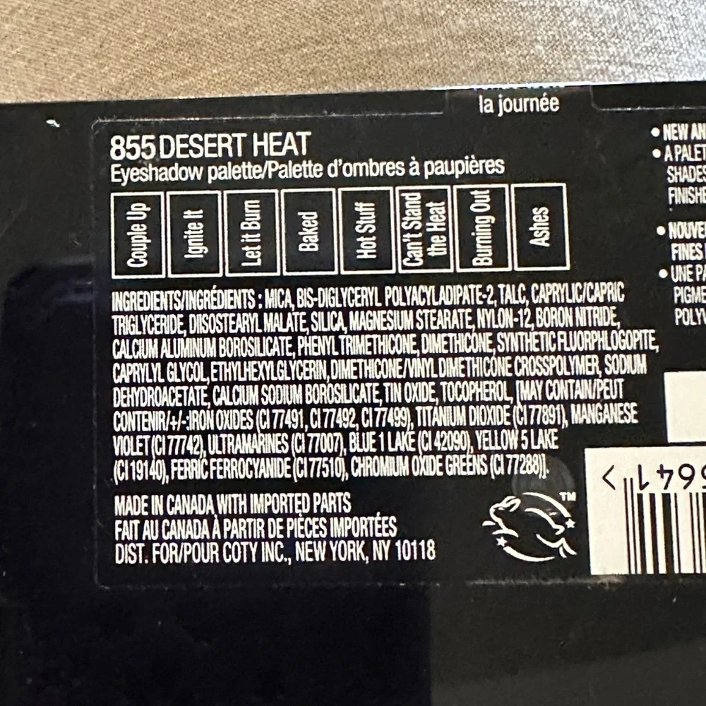NIP CoverGirl TruNaked Eyeshadow Palette in the shade Desert Heat (855).